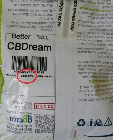 קנאביס עם CBD של חברת 'בטר' (Better)