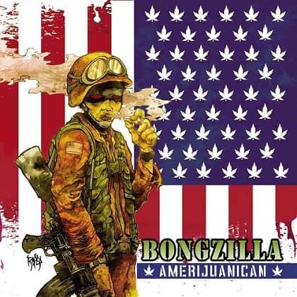 הציור של האלבום Amerijuanican של bongzila