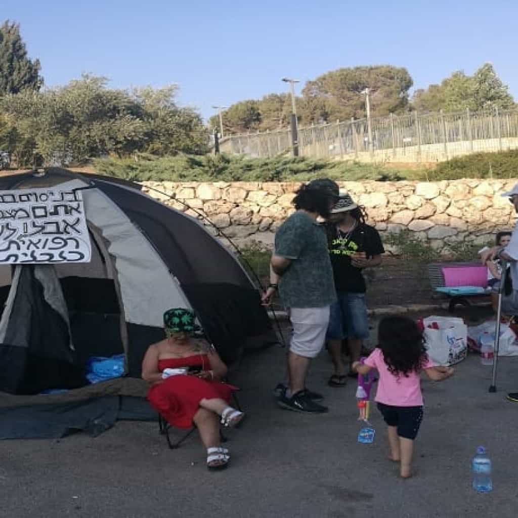 משפחת קדוש (מאיר, הללי) בכנסת ישראל - מחאת קנאביס רפואי
