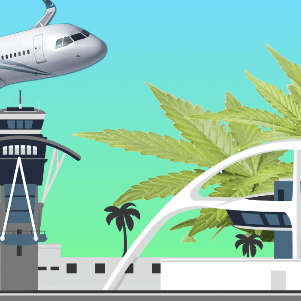 שמיים ירוקים - שדה התעופה בלוס אנג'לס יאפשר לטוס עם קנאביס
